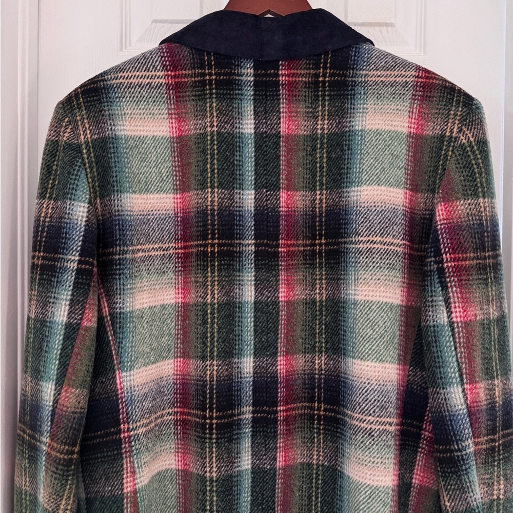 🐎 VTG JL Colebrook Tartan Blazer Plaid Wool Equestrian Size L - Picture 11 of 11